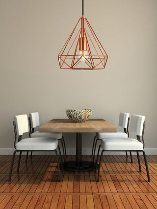 Jago Collection Pendant D9.8 H9.8 Lt:1 Copper Finish