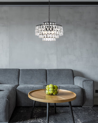 Mila 20 inch pendant in black