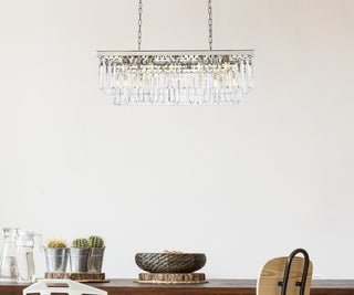 Sydney 12 light polished nickel Chandelier Clear Royal Cut Crystal