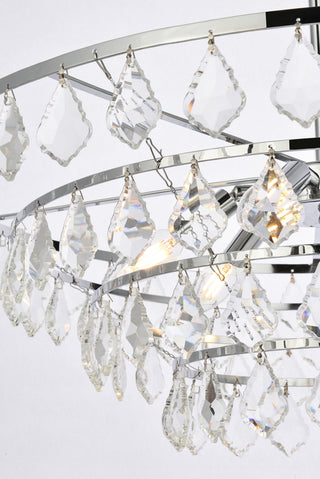 Ella 28 inch pendant in chrome
