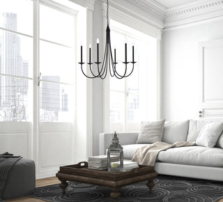 Cohen 36 inch pendant in black