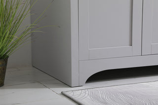 42 inch Single Bathroom Vanity in Grey with Backsplash