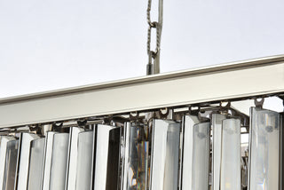 Sydney 12 light polished nickel Chandelier Silver Shade (Grey) Royal Cut Crystal