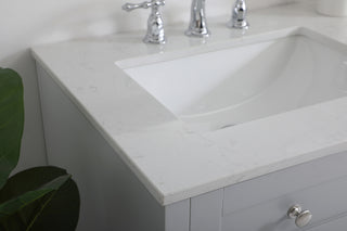 60 inch Double Bathroom Vanity in Grey