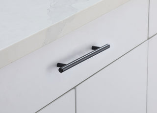 Quinn 6-5/16" Center to Center Matte Black Bar Pull Multipack (set of 10)