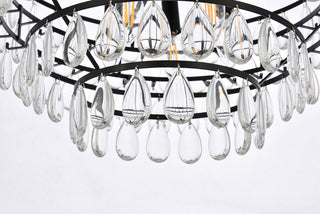 Mila 20 inch pendant in black
