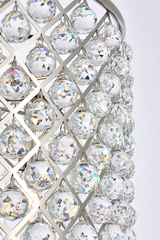Madison 8 light polished nickel Chandelier Clear Royal Cut Crystal
