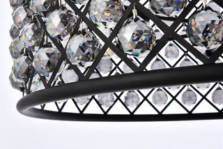 Madison 12 light Matte Black Chandelier Silver Shade (Grey) Royal Cut Crystal