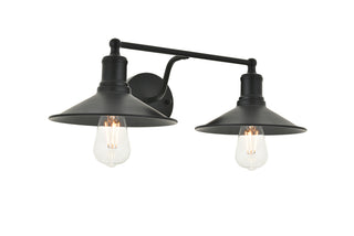 Etude 2 light black Wall Sconce