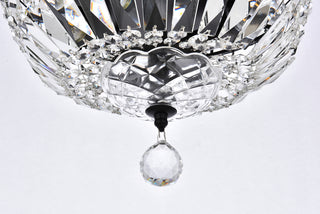 Tranquil 12 inch black flush mount