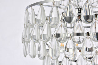 Mila 16 inch pendant in chrome
