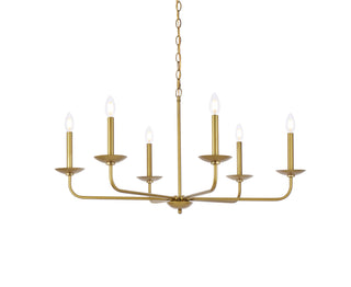 Cohen 36 inch pendant in brass