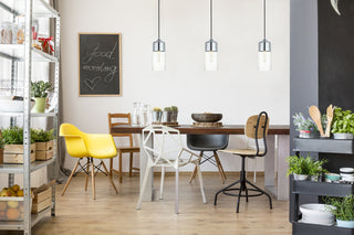 Ashwell 1 Light Chrome Pendant With Clear Glass