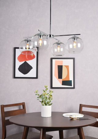 Opus 4 lights chrome pendant