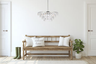 Ella 24 inch pendant in chrome