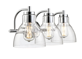 Knightsdale 25.25" 3-Light Vanity - Chrome