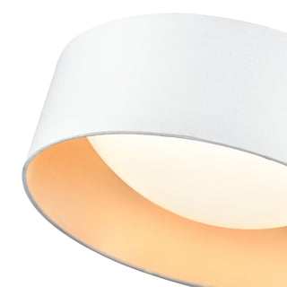 Rosata 12.5" Wide LED Flushmount Light - White