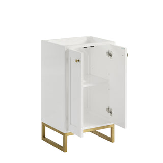 19.75 Inch Chianti Freestanding Vanity in Glossy White /  Top