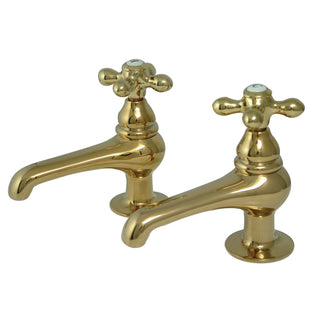 Restoration Basin Tap Faucet in Polished Brass