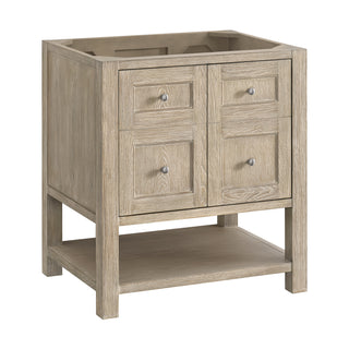 30 Inch Breckenridge Freestanding Vanity in Whitewashed Oak / Ethereal Noctis Top