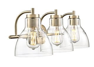 Knightsdale 25.25" 3-Light Vanity - Modern Gold