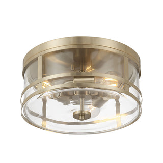 Lunden  13" Wide 3-Light Flush Mount
