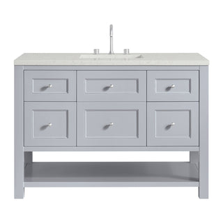 48 Inch Breckenridge Freestanding Vanity in Serenity Blue / Lime Delight Top