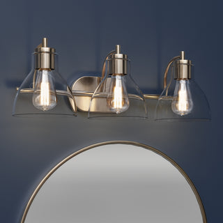 Knightsdale 25.25" 3-Light Vanity - Modern Gold