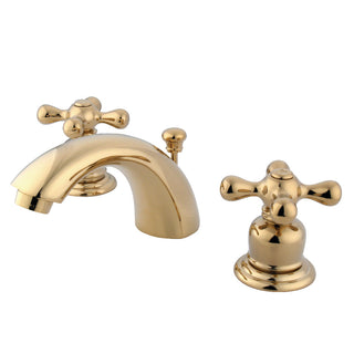 Magellan Mini-Widespread Bathroom Faucet in Polished Brass