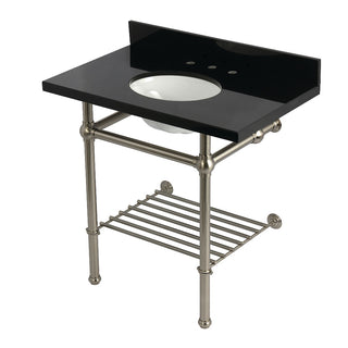 Templeton 36 Inch Console Sink in Brushed Nickel