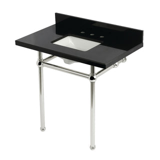 Templeton 36 Inch Console Sink in Polished Nickel