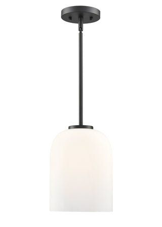 Laphia 8" Wide 1-Light Pendant - Matte Black