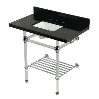 Templeton 36 Inch Console Sink in Polished Chrome