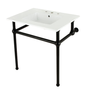 Templeton 31.13 Inch Console Sink in White