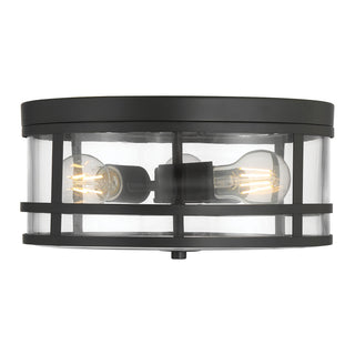 Lunden  13" Wide 3-Light Flush Mount