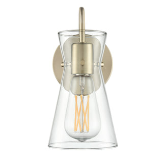 Camellia 4.75" Wide 1-Light Vanity - Modern Gold