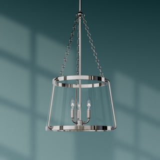 Adabella 17.75" 5-Light Pendant - Polished Nickel