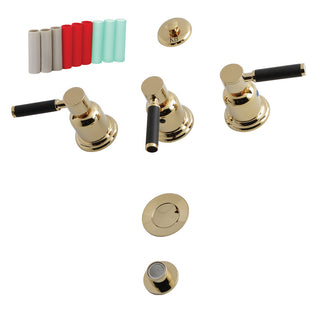 Kaiser Bidet Faucet in Polished Brass