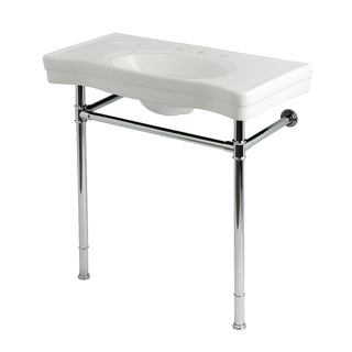 Imperial 35.81 Inch Console Sink in White