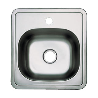 Studio 14.94 Inch Bar Prep Sink in Brushed Stainless
