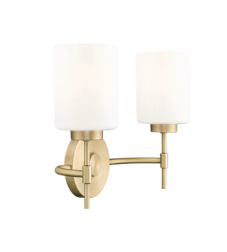 Keylee 15.5" Wide 2-Light Vanity - Vintage Brass