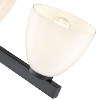 Apria 33" Wide 4-Light Vanity - Matte Black