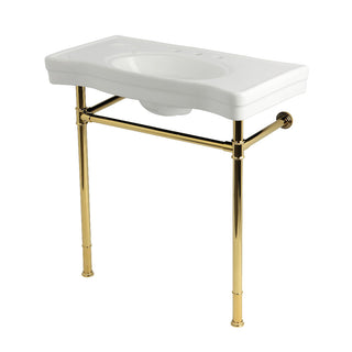 Imperial 35.81 Inch Console Sink in White