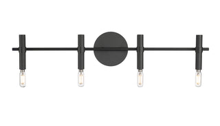 Skyva 6" High 4-Light Vanity - Matte Black
