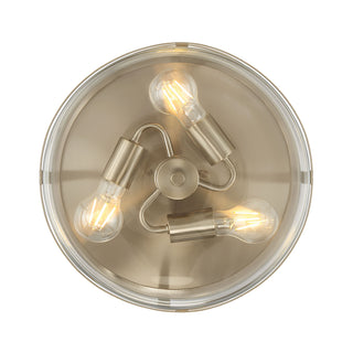Lunden  13" Wide 3-Light Flush Mount