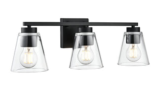 Strayhan 22" 3-Light Vanity - Matte Black