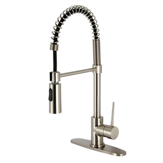 New York Pre-Rinse Kitchen Faucet in Brushed Nickel