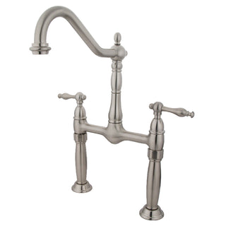 Victorian Vessel Faucet in Brushed Nickel