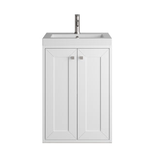 19.75 Inch Chianti Freestanding Vanity in Glossy White / White Glossy Top