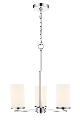 Verlana 19" 3-Light Chandelier - Chrome